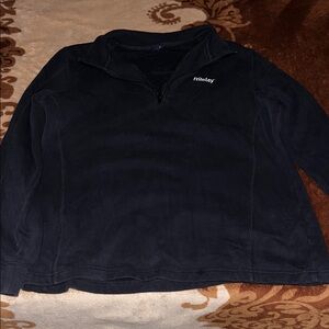 Woman’s black frito lay quarter zip